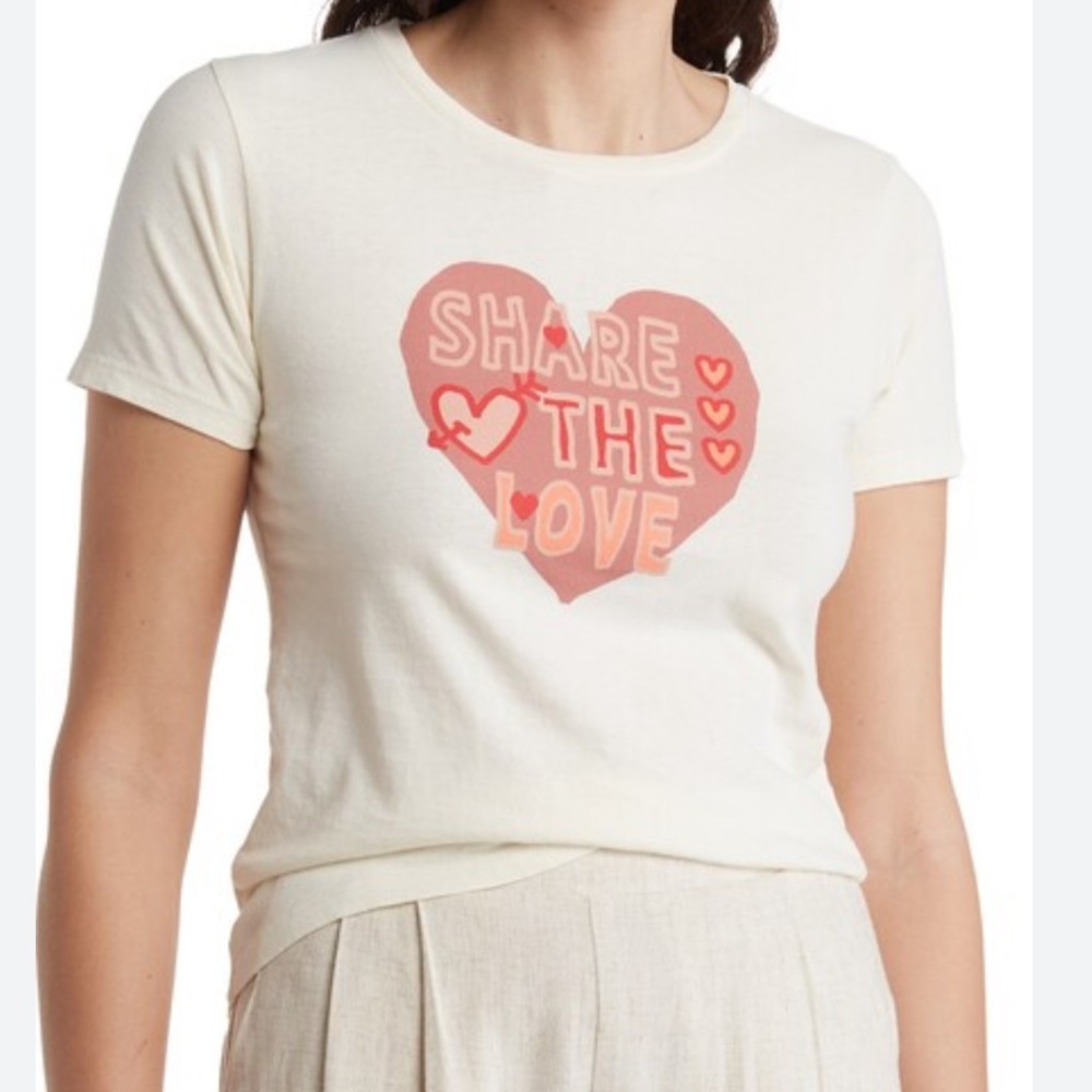 Nordstrom Rack Hi Res Share the Love Graphic T-Shirt
